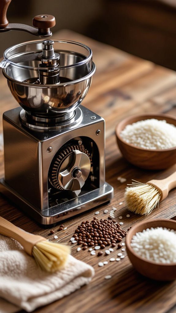 precision dry burr cleaning