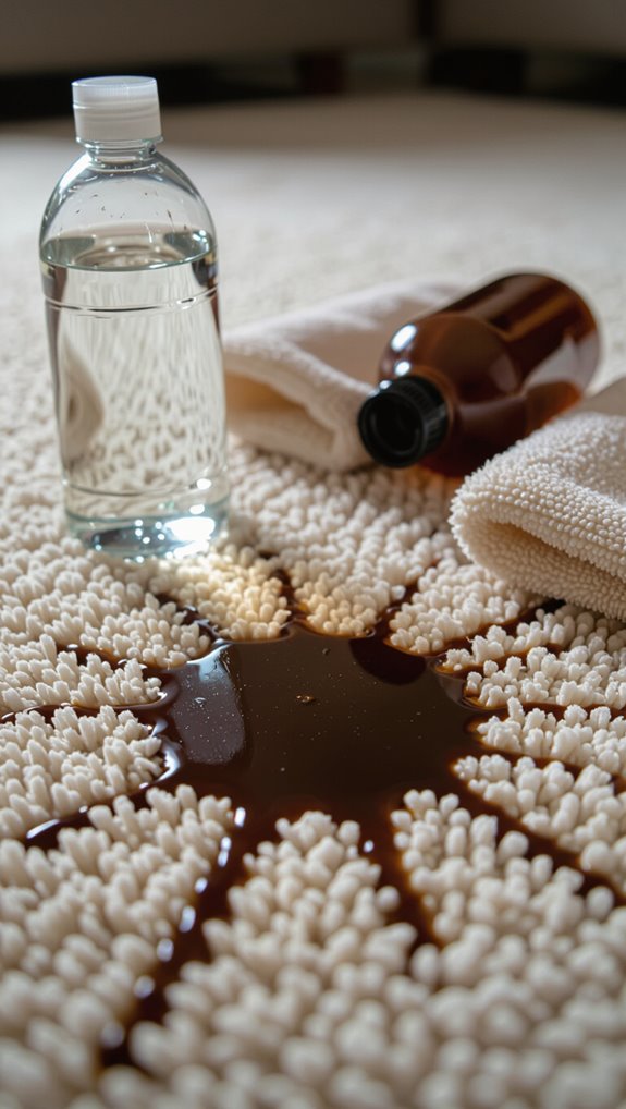 remove fresh coffee stains