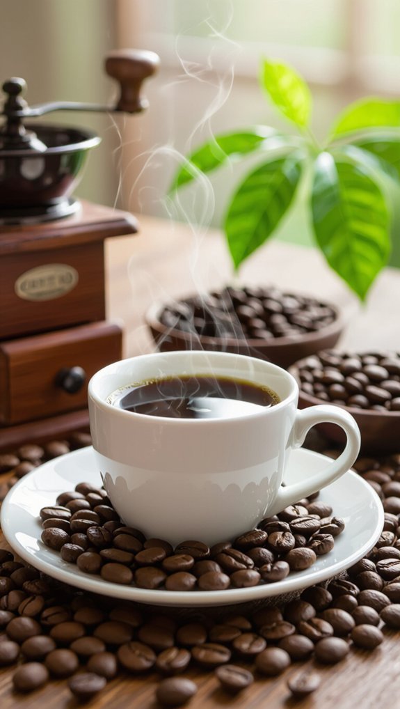 rich single origin arabica beans