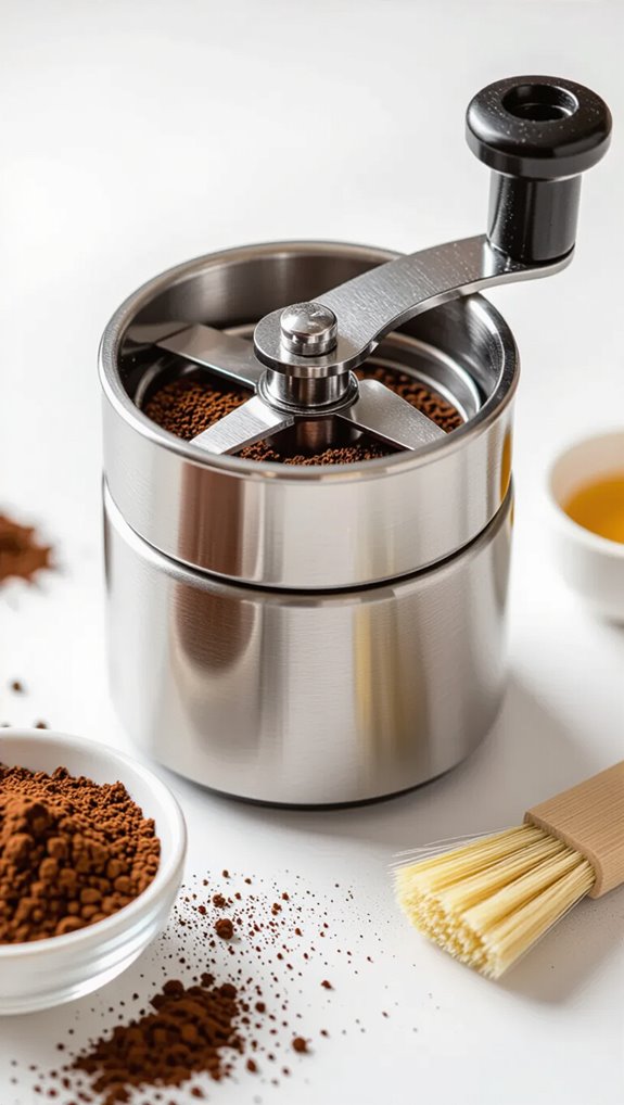 unplug remove grounds dry