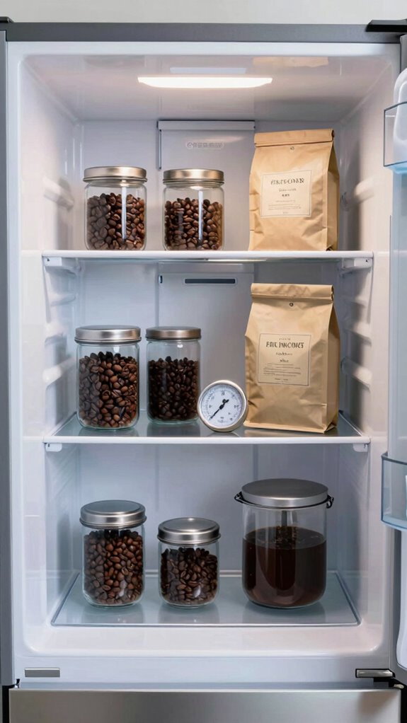 airtight opaque middle shelf storage