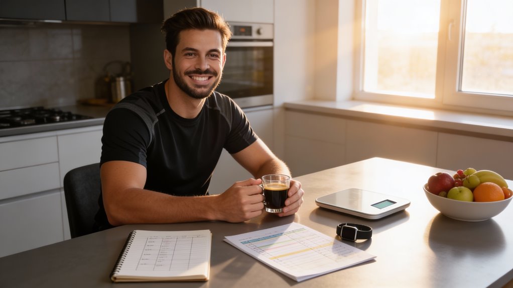 black coffee modestly reduces belly fat