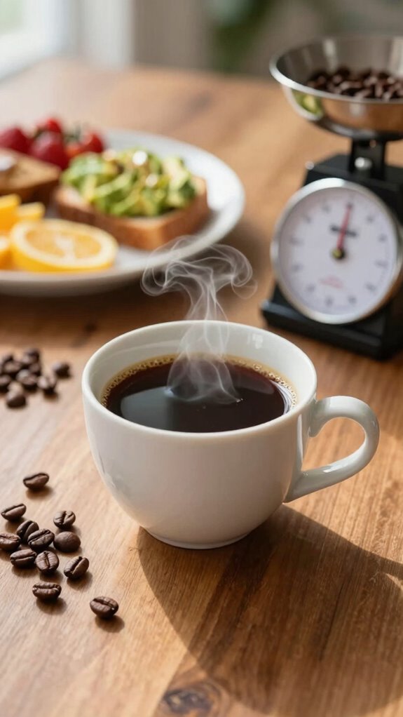 black coffee modestly supports weight loss