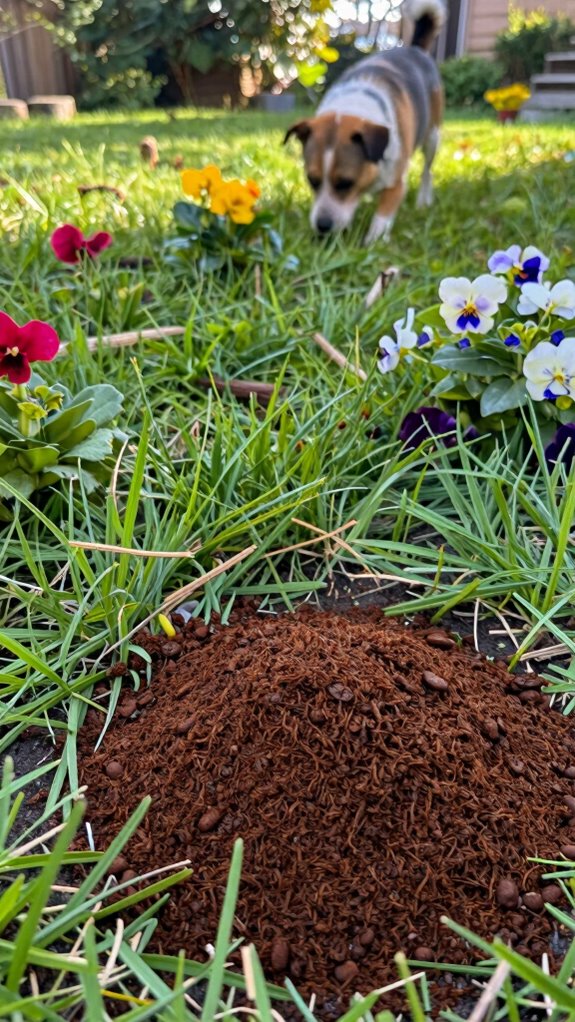 caffeine containing coffee grounds danger