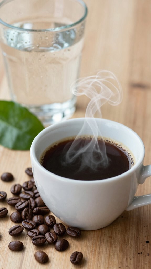 coffee not dehydrating when hydrated