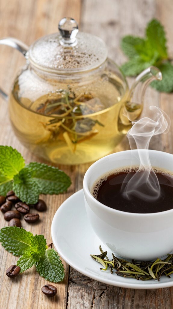 match tea intensity with coffee