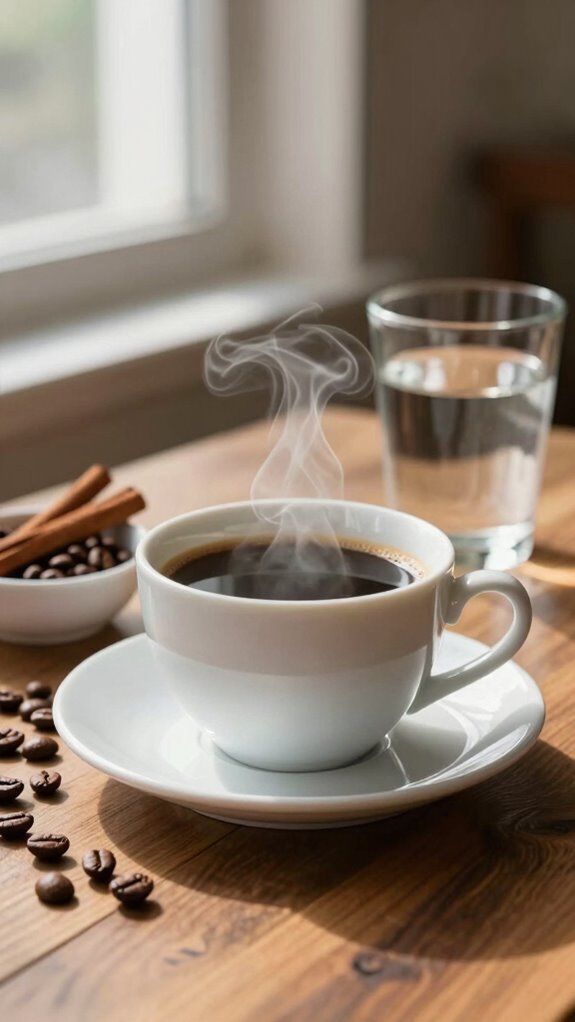 reduce caffeine sip slowly