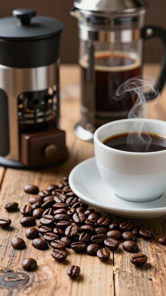 robusta rich finely ground concentrated