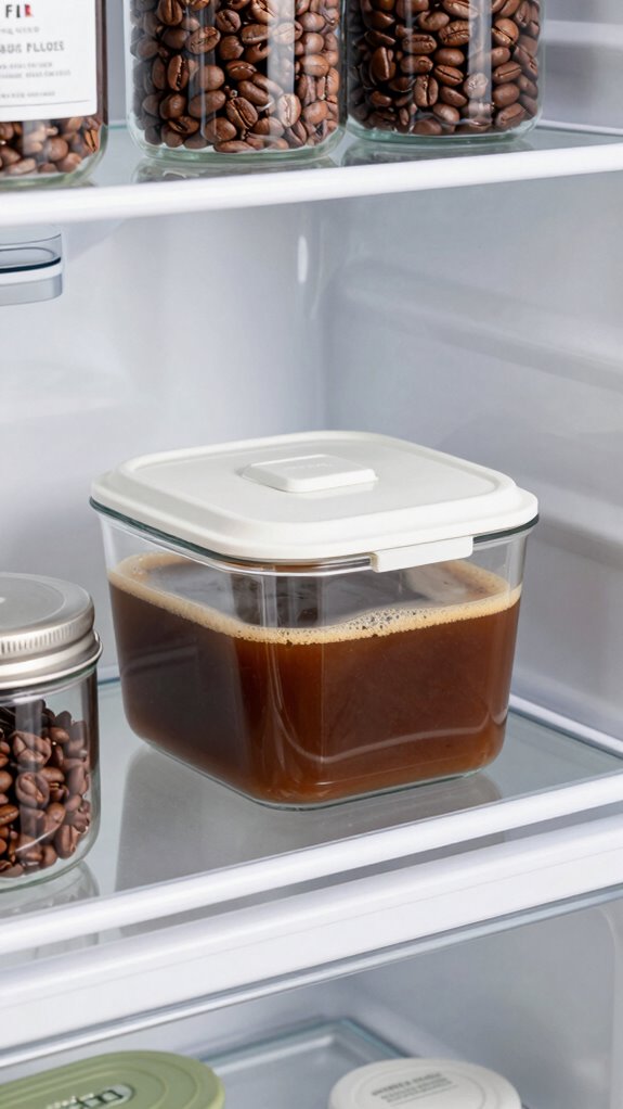 store brewed coffee 3 4 days