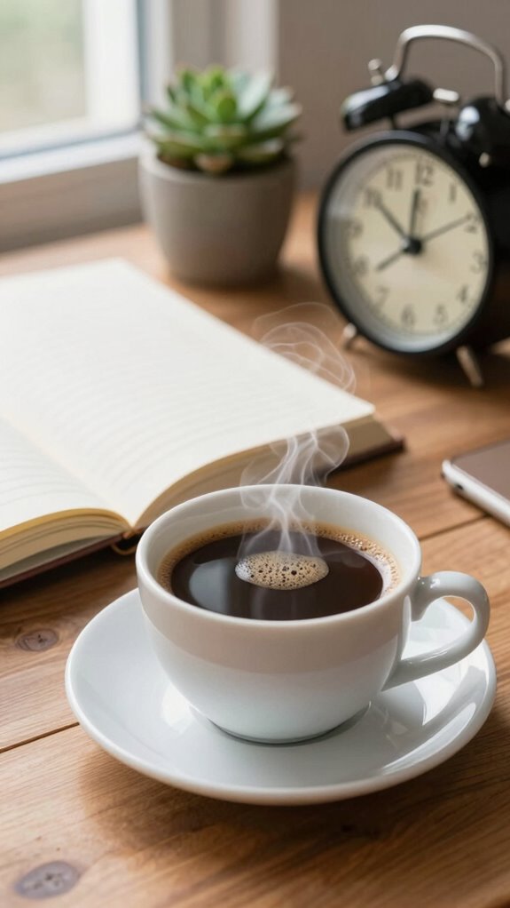 timed moderate caffeine dosing