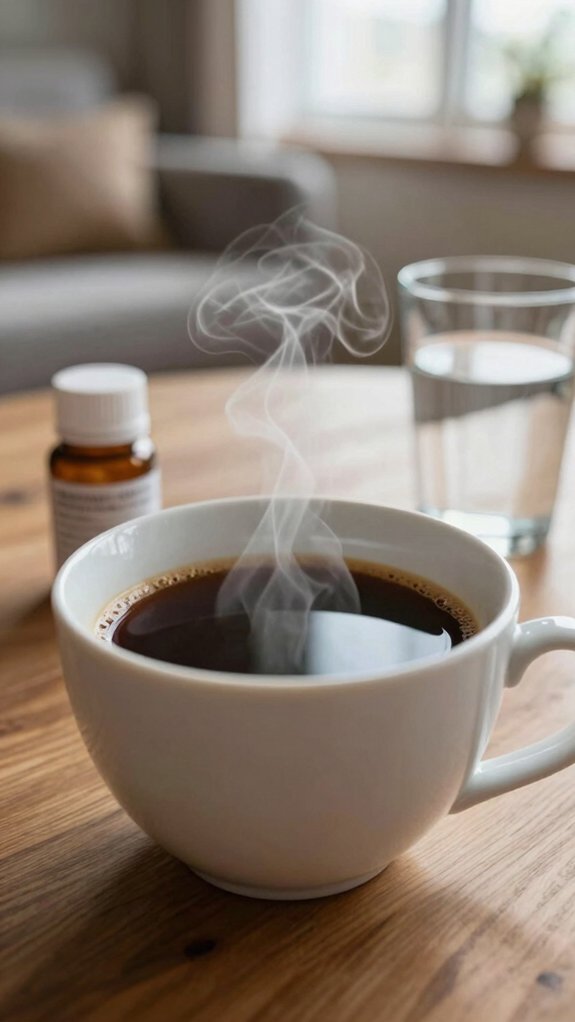 avoid coffee if susceptible