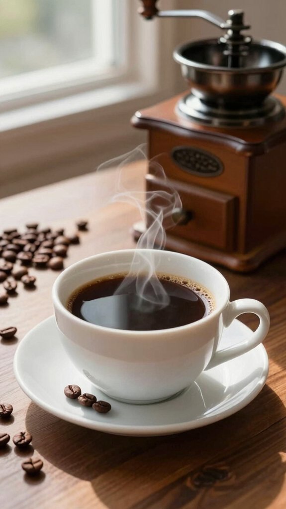 black coffee suppresses cravings