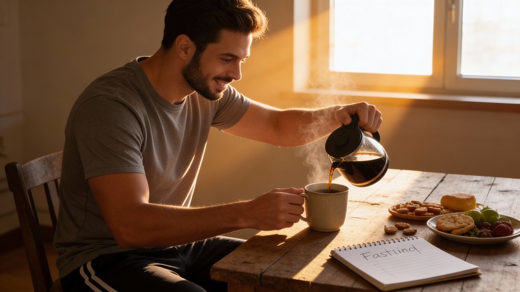 black coffee typically preserves fasting