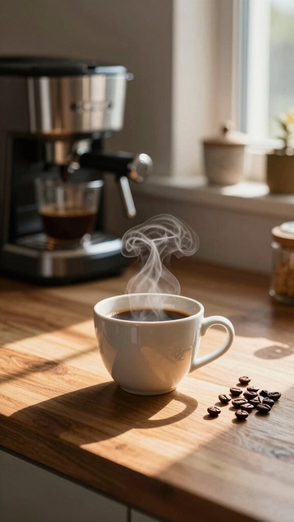 caffeine mildly improves lung function