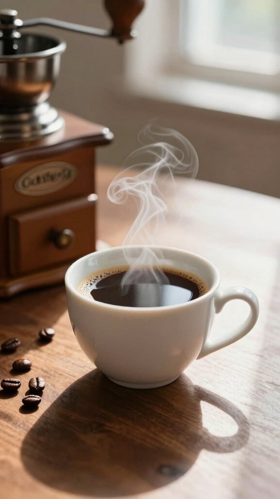 caffeine spikes morning cortisol