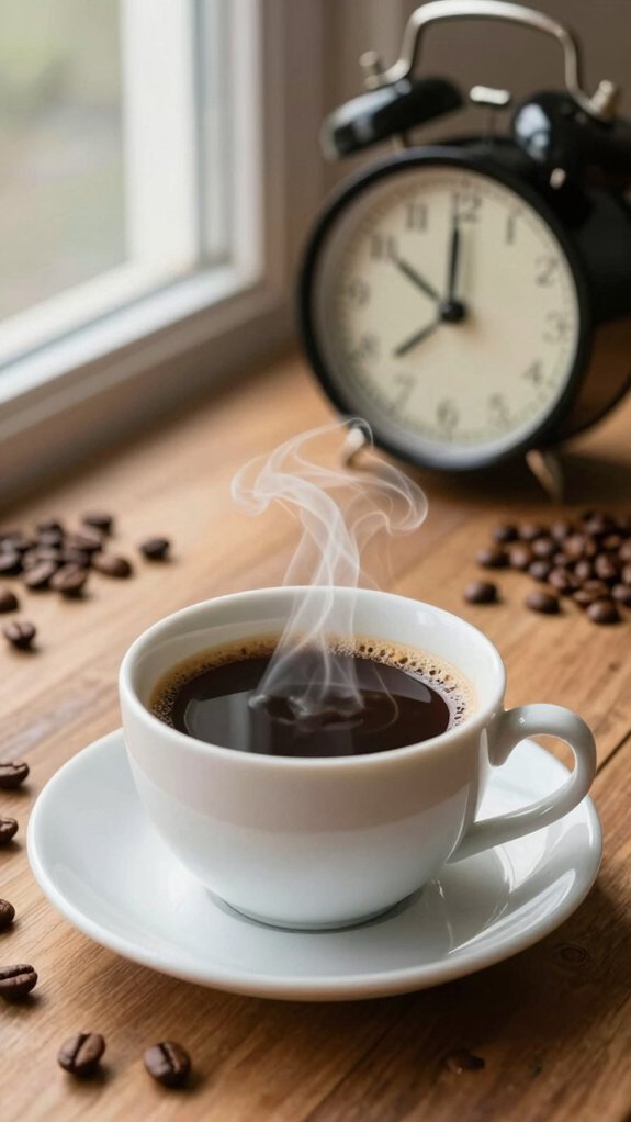 caffeine triggered cortisol morning spike