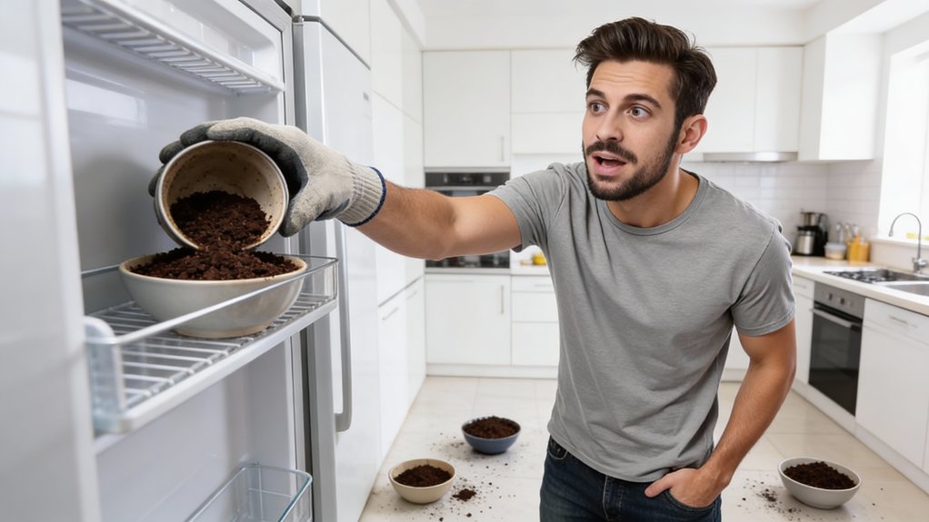 coffee absorbs odors fast