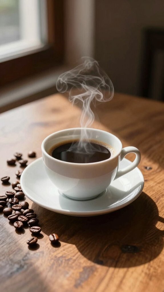 coffee stimulates stomach acid and motility