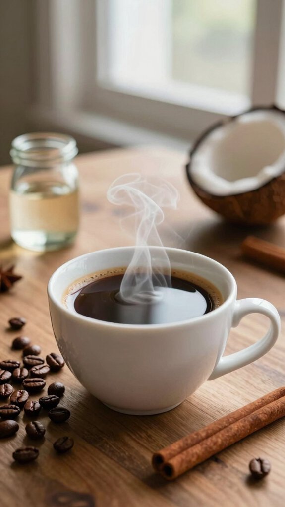 light black morning coffee