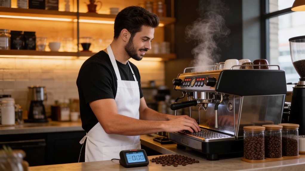 optimal espresso extraction time