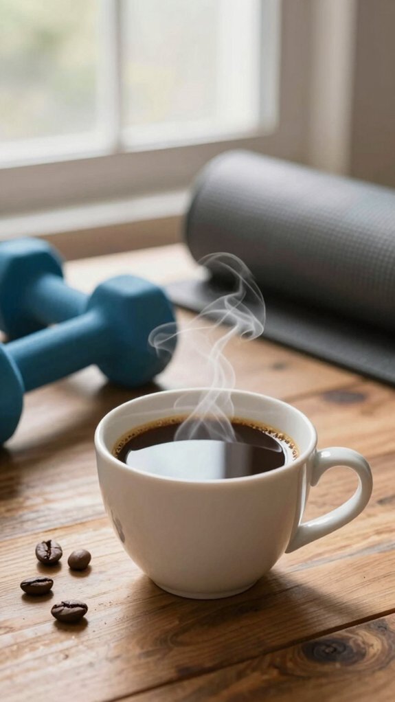 pre workout black coffee boosts fat