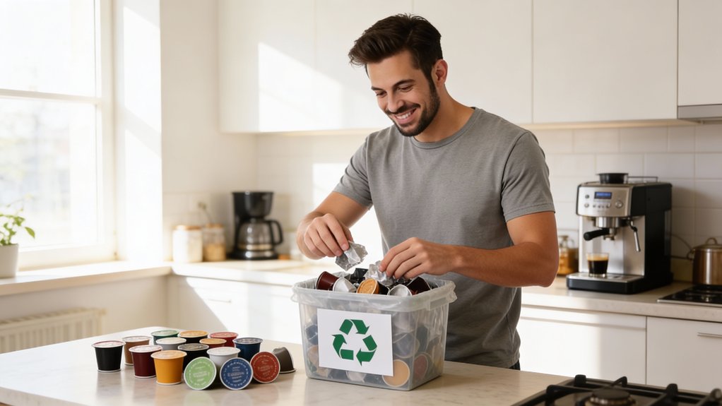 recyclable coffee pod options nearby