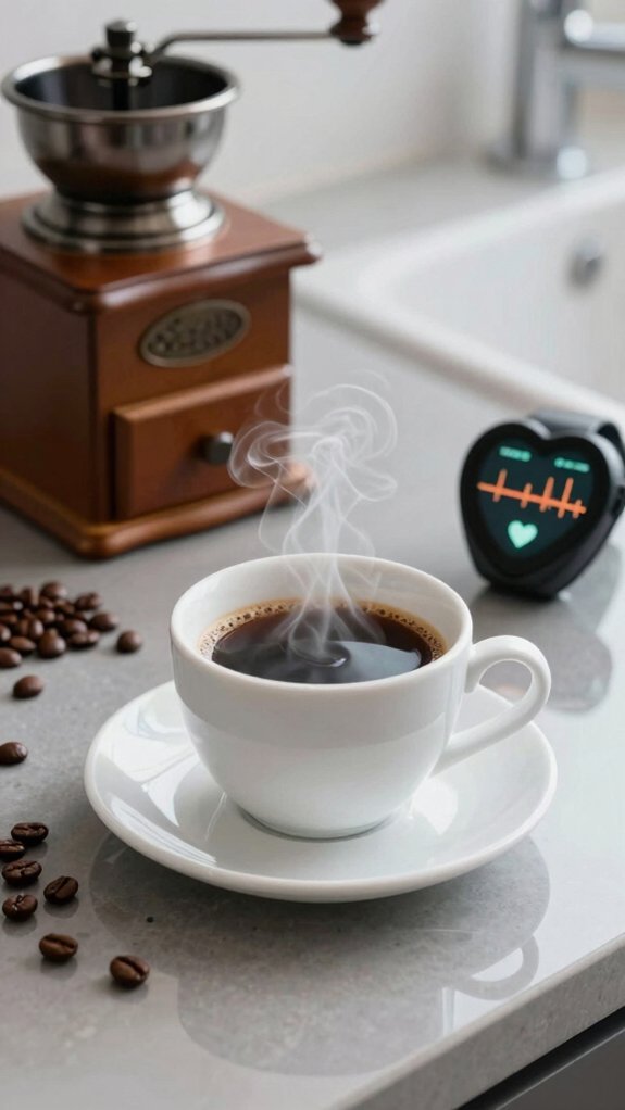 caffeine affects heart rhythm