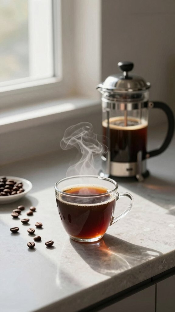 caffeine moderation enhances alertness