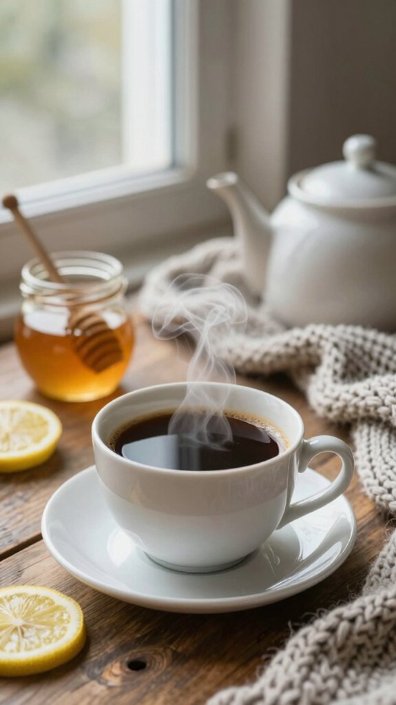 coffee can worsen sore throat