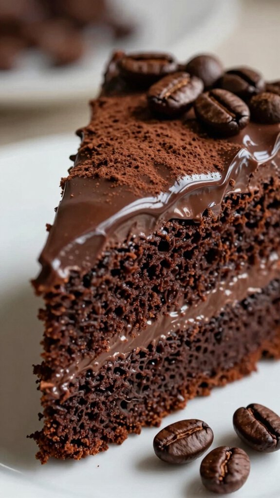 coffee enhances chocolate cake