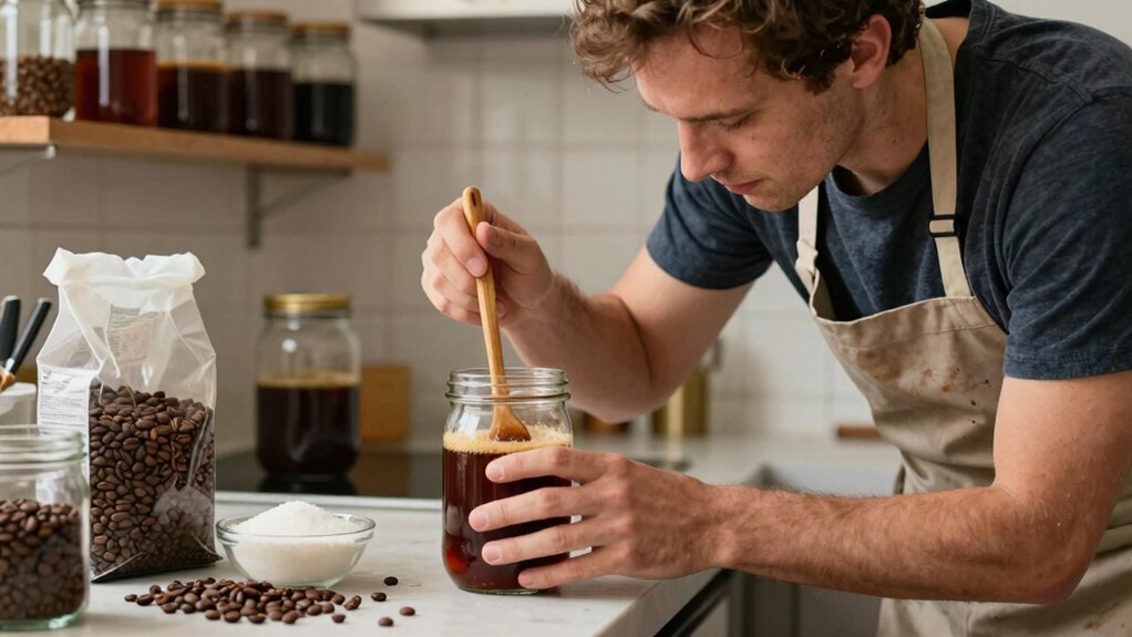 coffee fermentation for alcohol