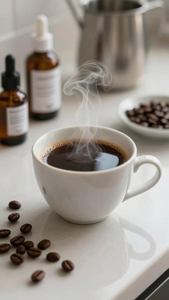 coffee induced skin breakouts