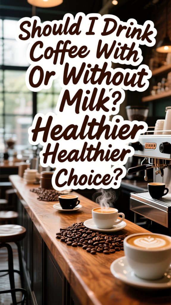 Should I Drink Coffee With Or Without Milk: Healthier Choice 1