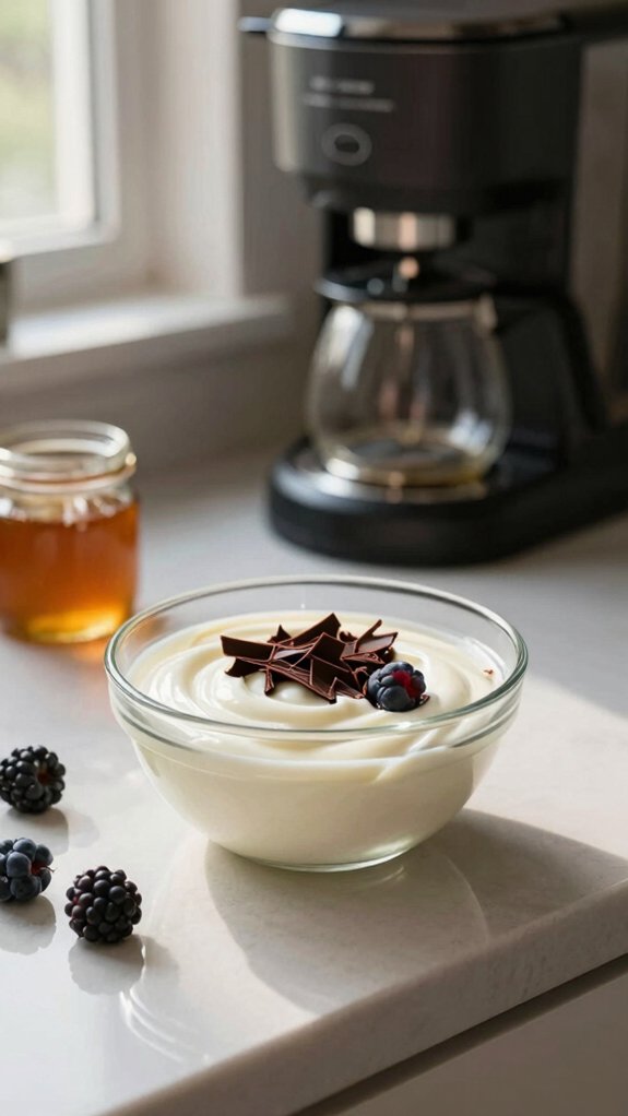 creamy coffee yogurt indulgence
