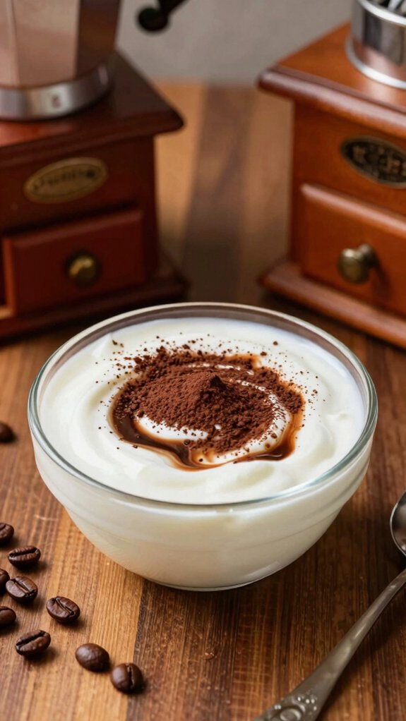 creamy vietnamese yogurt coffee