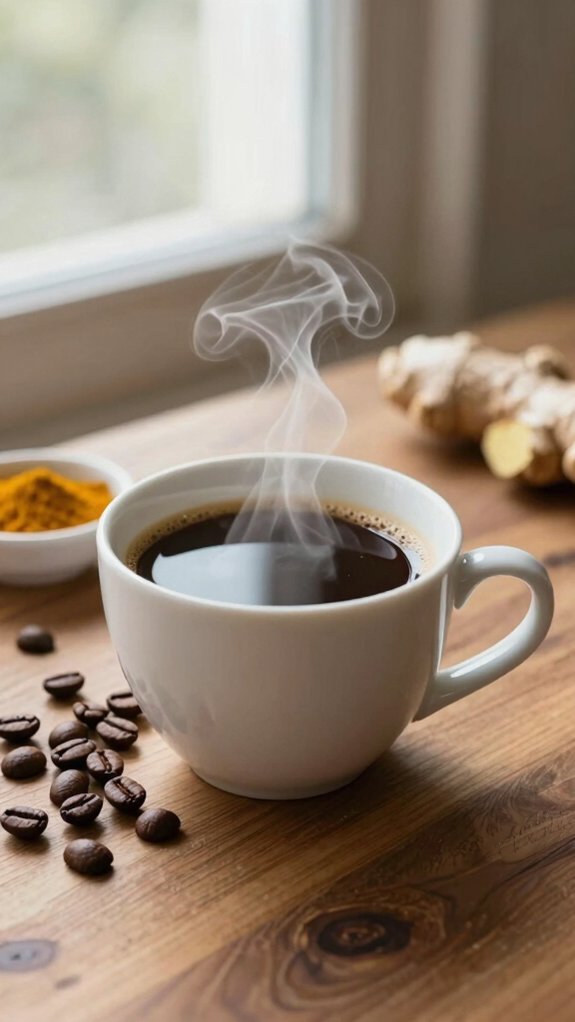 decaf coffee may help