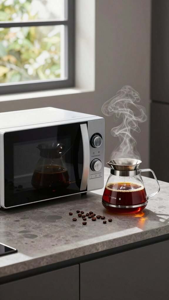 keep coffee hot naturally