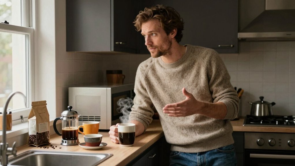 microwave coffee safely reheated