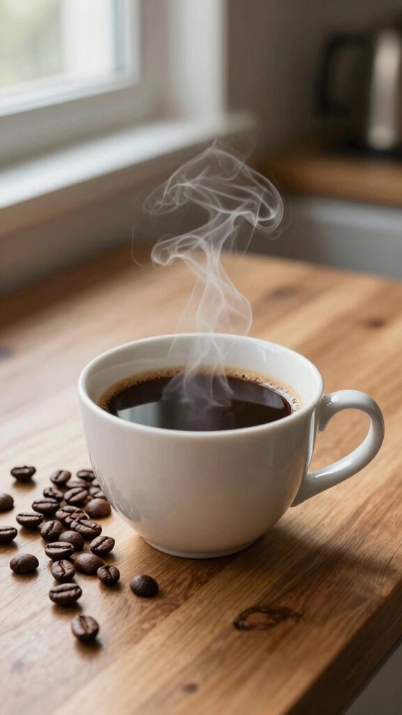 microwaving coffee alters flavor