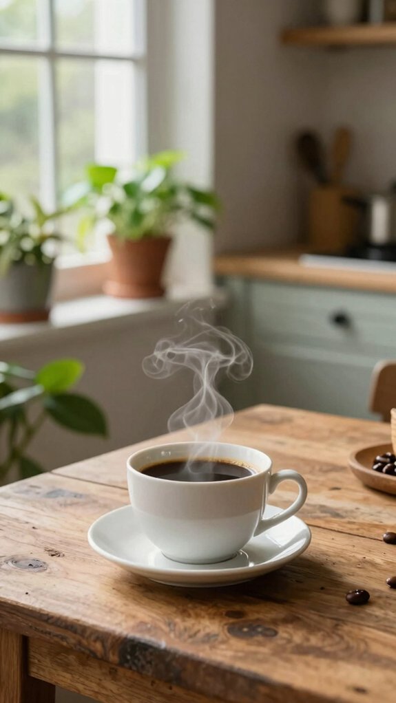 pause coffee during flare