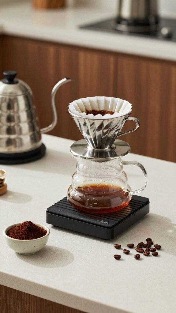 precision brewing with scale